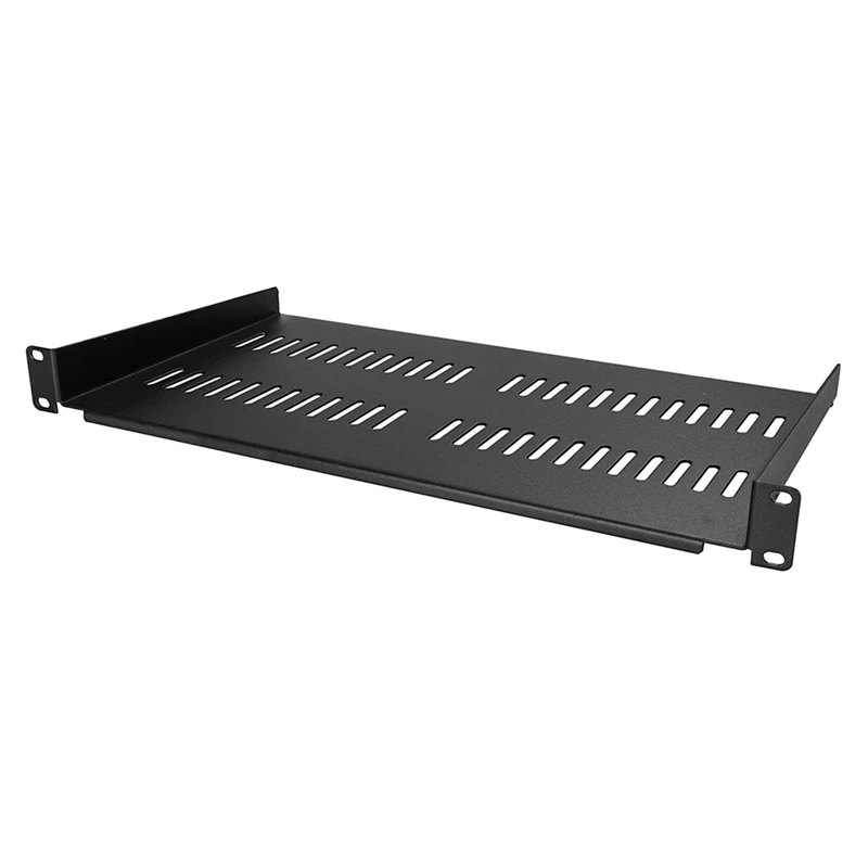 1U Server Rack Mount Shelf Vented Cantilever Tray For 19Inch Network Equipment Rack & Cabinet, Fine Workmanship