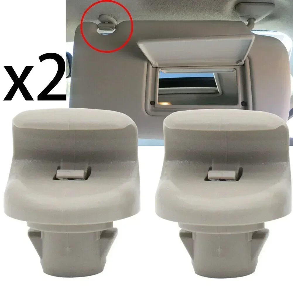 2pcs Sun Visor Bracket Clip For Juke F15 Tiida Sylphy Almera N17 X-trail T31 T30 350Z For Infiniti FX35 FX45 G35 For