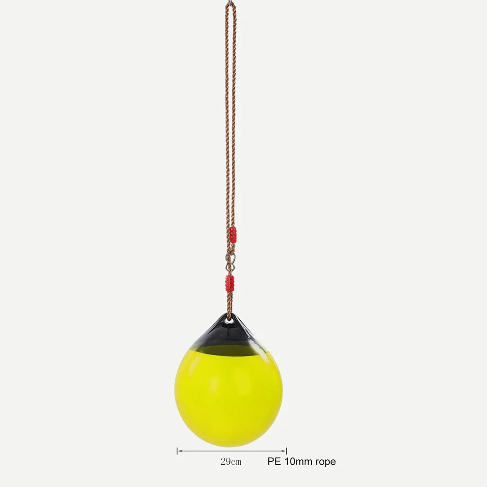 1 Stuks Opblaasbare Boei Bal Schommel Set Touw Zetel Outdoor Kids Tuin Schommel Balans Coördinatie Spelen Opblaasbaar