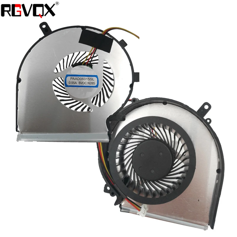 

New Laptop Cooling Fan For MSI GE72 GE62 PE60 PE70 GL62 GL72 2QD 2QE 2QF 007X 053X 216XCN Cooling Cooler PAAD06015SL CPU Fan