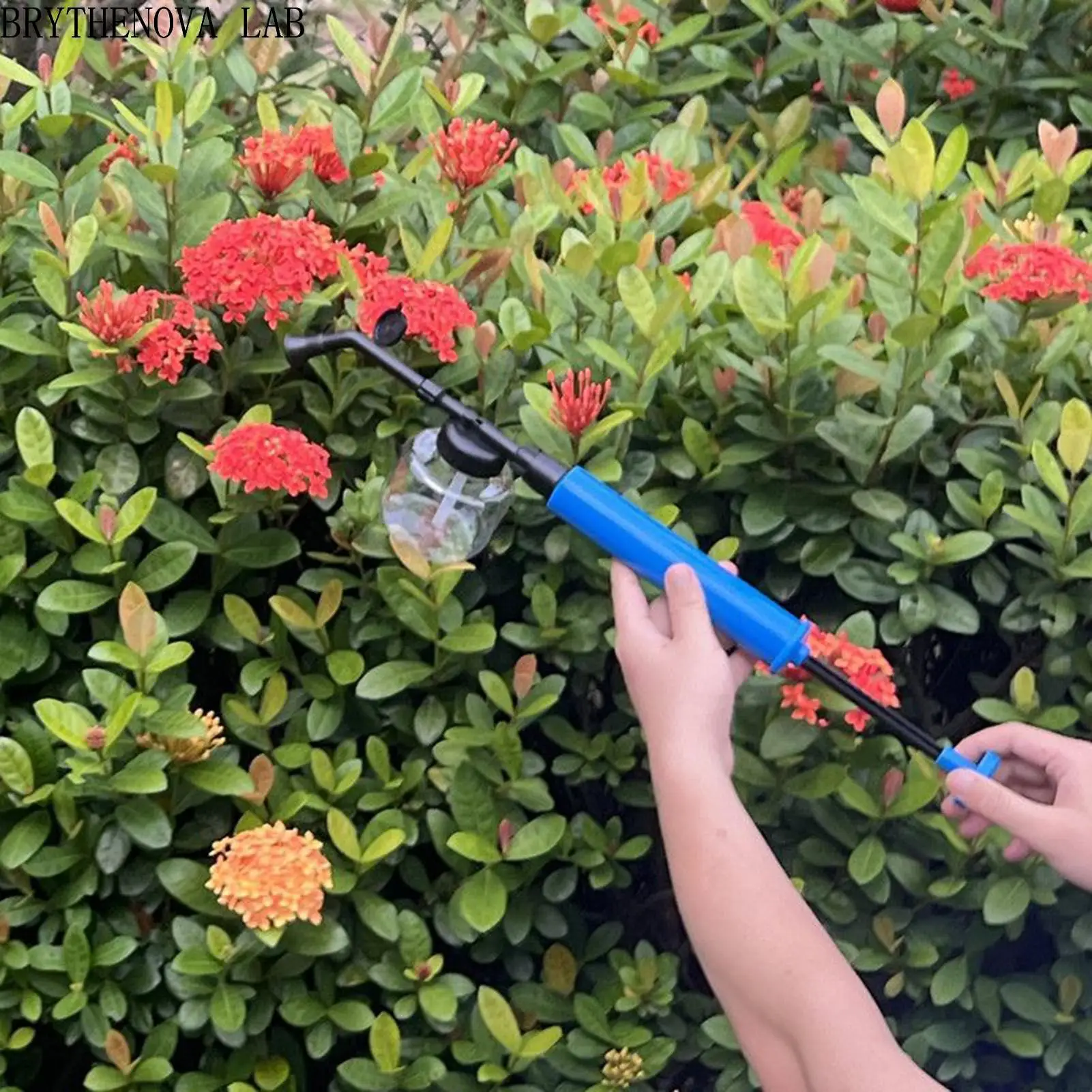 Powder Duster Applicator Handheld Pollinator Tool Versatile Agricultural Powder Supplies Dispenser Puffer Sprayer with Tank