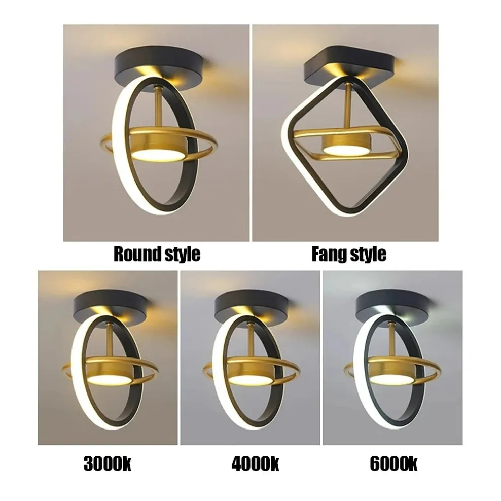 

Modern Aisle Ceiling Lights 3 colors 90-260V Home Lighting Led Surface Mounted for Porch Bedroom Living Corridor Balcony Lights