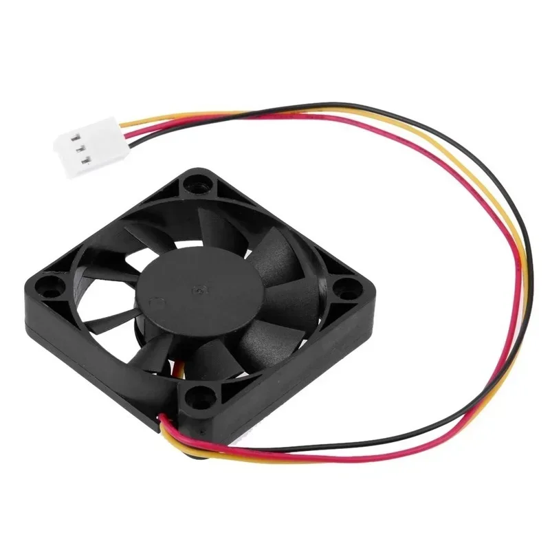 Ventilateur de refroidissement pour boîtier d'ordinateur, refroidisseur de processeur, 3 broches, 5cm, 12V DC