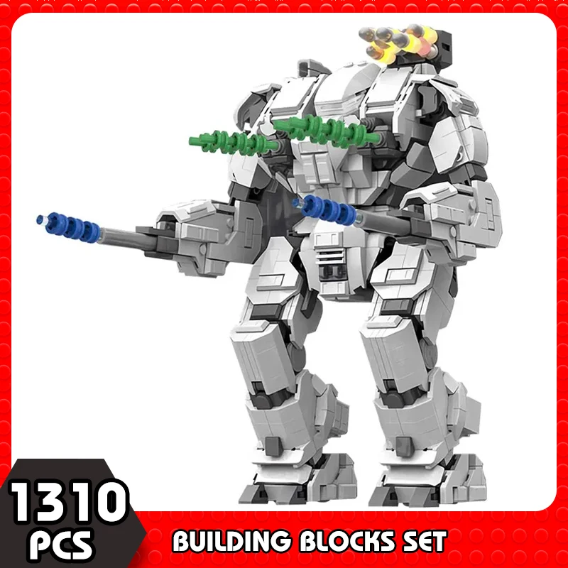 

Moc Battleteched WHM-6R Warhammered Robot Model Building Blocks Mech Warrior Action Figure Constructor Brick Toys Xmas Gifts