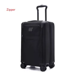 Bagages à roulettes en nylon balistique, roue universelle, verrouillage par mot de passe, valise d'embarquement d'affaires, sac à roulettes de luxe, super qualité, nouveau