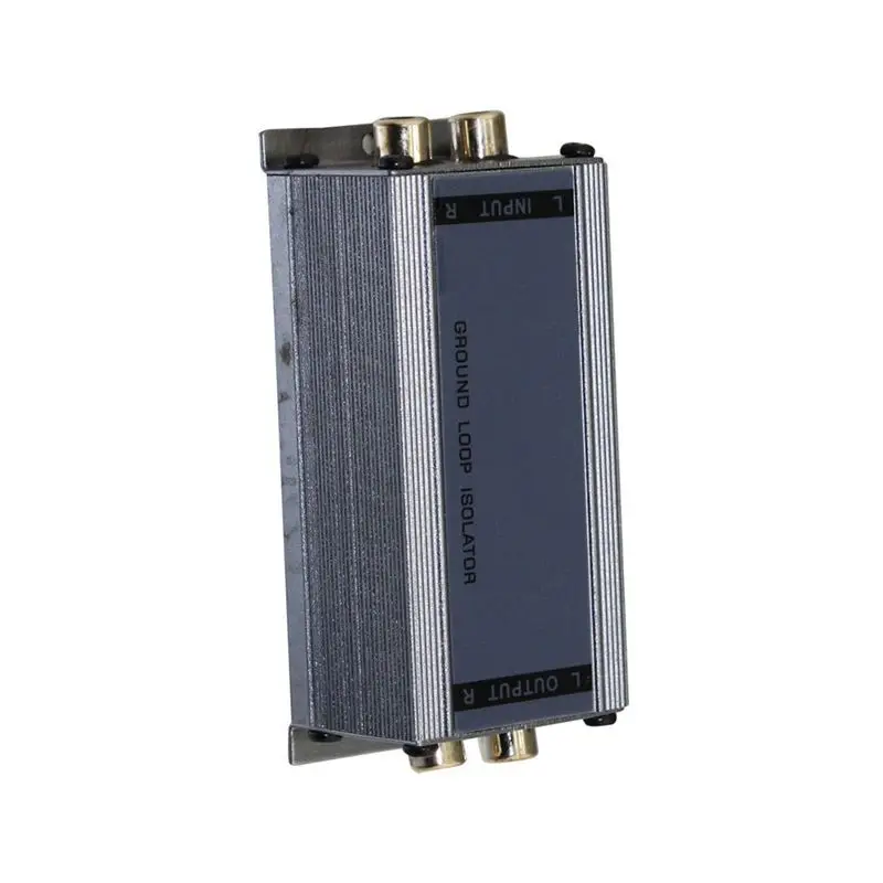 QWE-Ground Loop Isolator Line Level Converter High To Low Rca To Rca Ad-205A