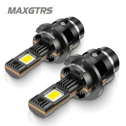2Pcs Turbo D1S D3S D4S D2S LED Lamps Canbus 6500K White 90W 28000LM LED Headlight Bulbs Car Light Plug&Play HID Conversion Kit