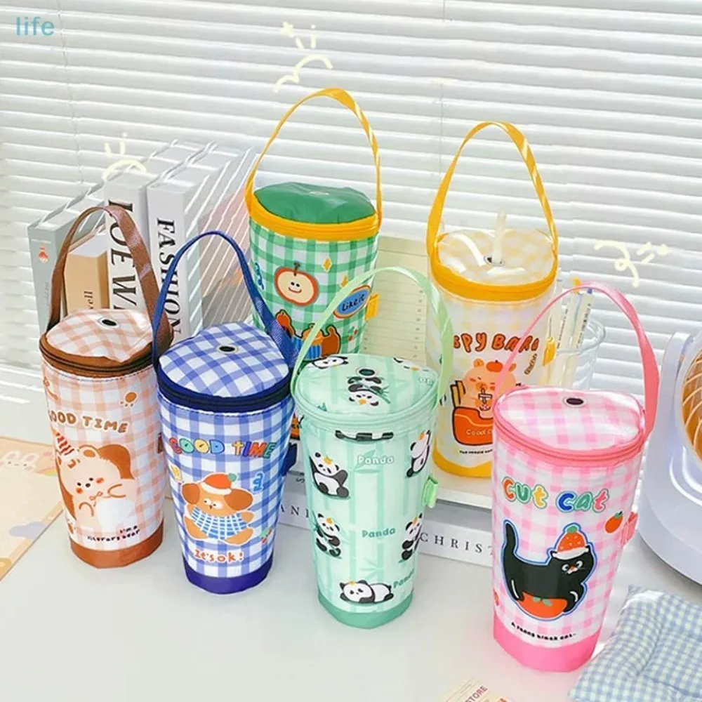 Portable Milk Tea Tote Bag Heat Preservation Bag Eco-friendly Handbag Carrying Insulated Cup Cover Cup Accessories