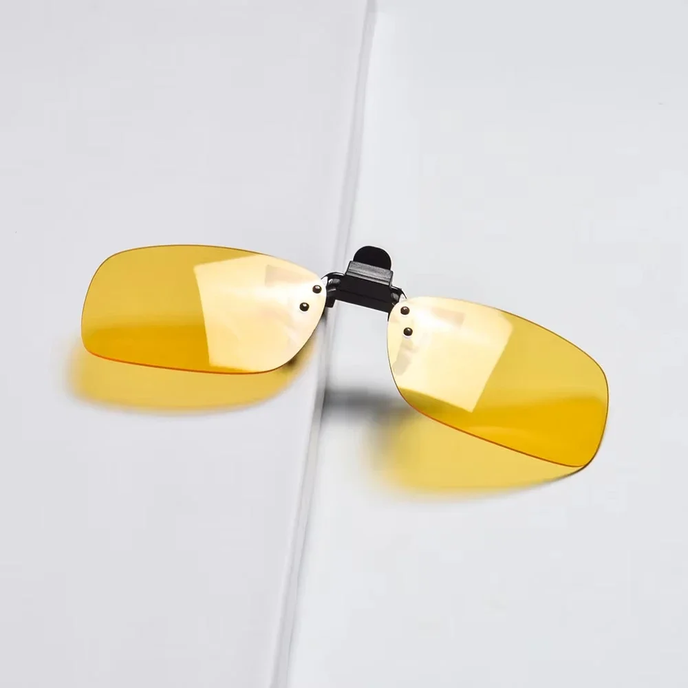 Red Lens Clip on Better Sleep Anti Blue Light ClipOn Orange Lens Clip on Night Vision Yellow Lens Clip on Cut Blue Light