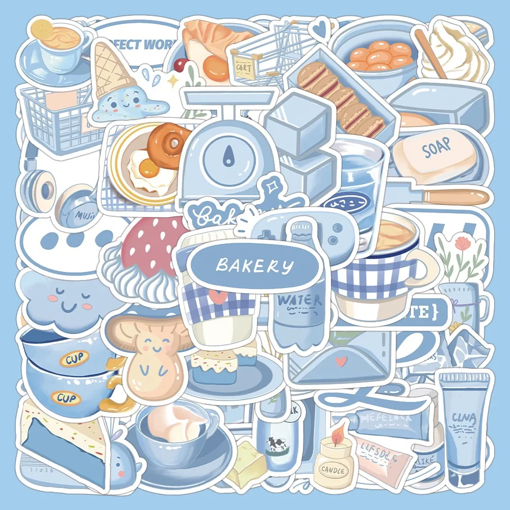 61Pcs Original Convenience Store Sticker Set - DIY Decor for Journals & Crafts AnimeWorlds Store