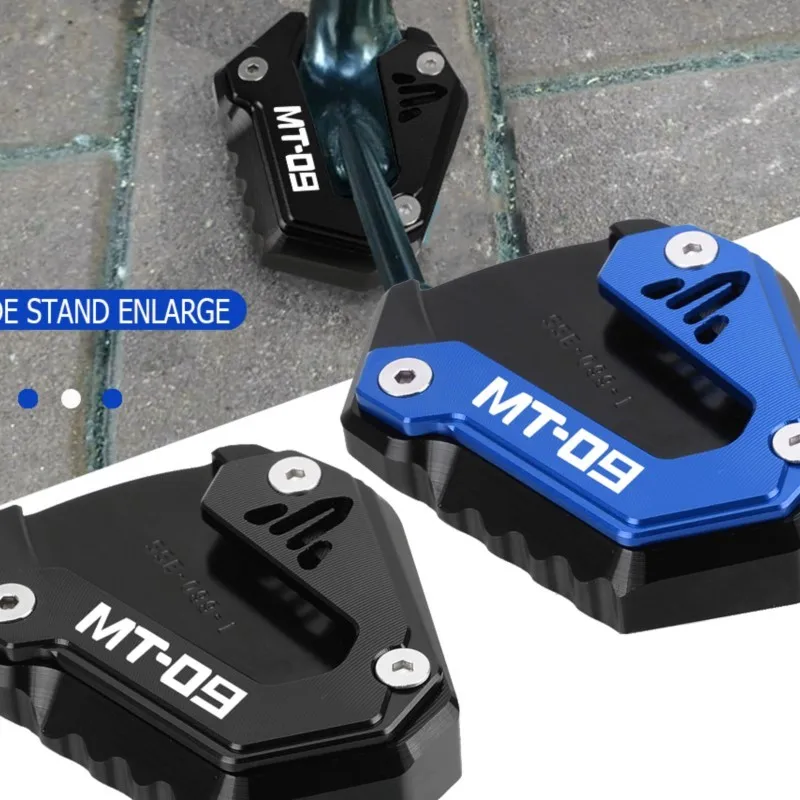 2025 2026 FOR YAMAHA FZ09 MT09 09 MT/FZ MT-09 FZ-09 XSR900 Motorcycle Side Stand Enlarge Pad Kickstand Support Extension Plate