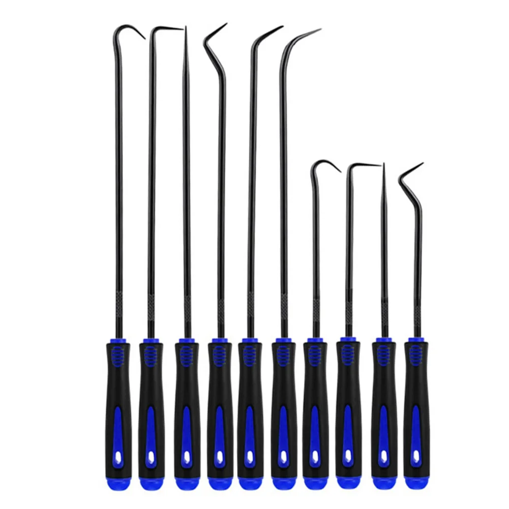 

Набор крючков для автомобильного сальника из 10-х предметов для обслуживания автомобиля с прецизионными насадками для снятия и установки прокладки уплотнительного кольца