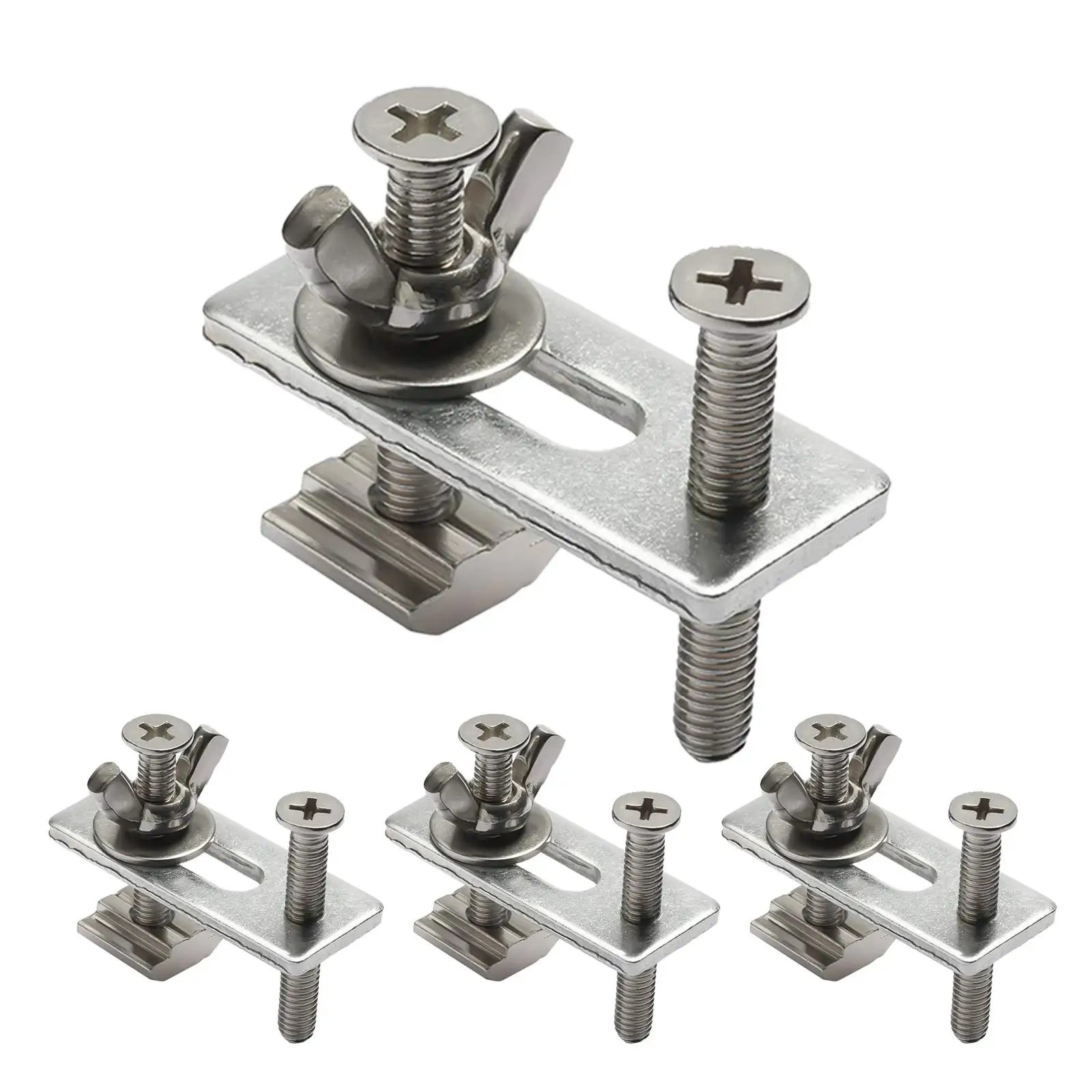 Engraving Machine Press Plate Clamp Durable Hardware Accessories 4Pcs for Metalworking CNC Woodworking Routers Panels