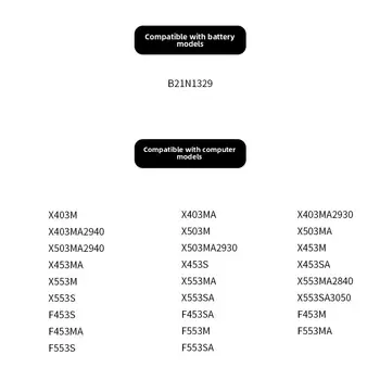 Baterie do notebooku Asus B21N1329 10 nejlepší prodej Baterie pro Asus X553M - №1