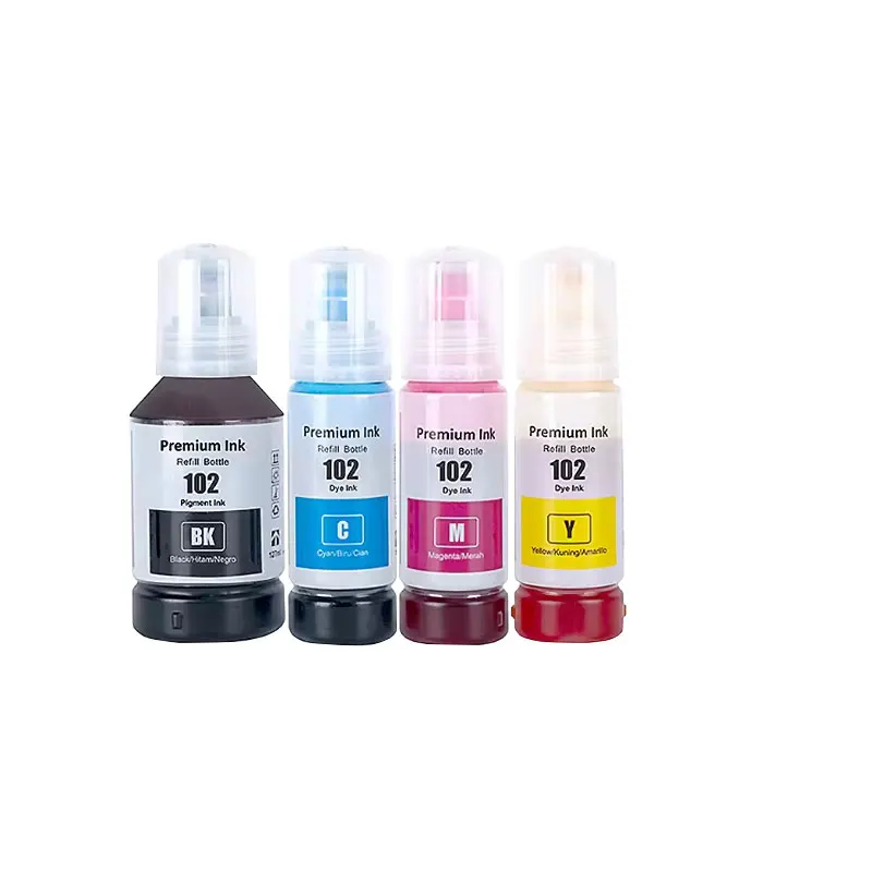 Imagem -06 - Tinta de Recarga Adequado para Epson Ecotank Et2700 Et-2750 Et-2751 Et-2756 Et-2850 Et-2851 Et-2851 Et-2851 Et-2856 Impressora 102 C13t03r140 de Alta Qualidade