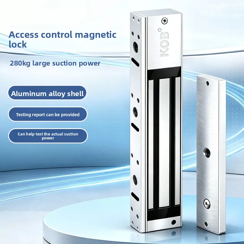 KOB Access Control Electromagnetic Magnetic Lock 280 Kg Delayed Feedback Electric Lock Waterproof Electric Control Door Lock
