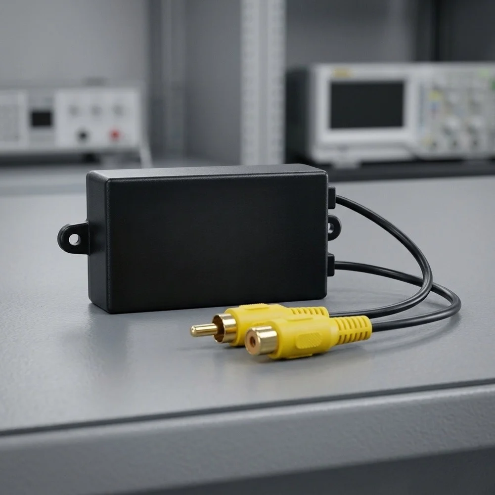 Ground Isolator for RCA AV Setups to Suppress Horizontal Banding Electrical Noise and Maintain Consistent Signal