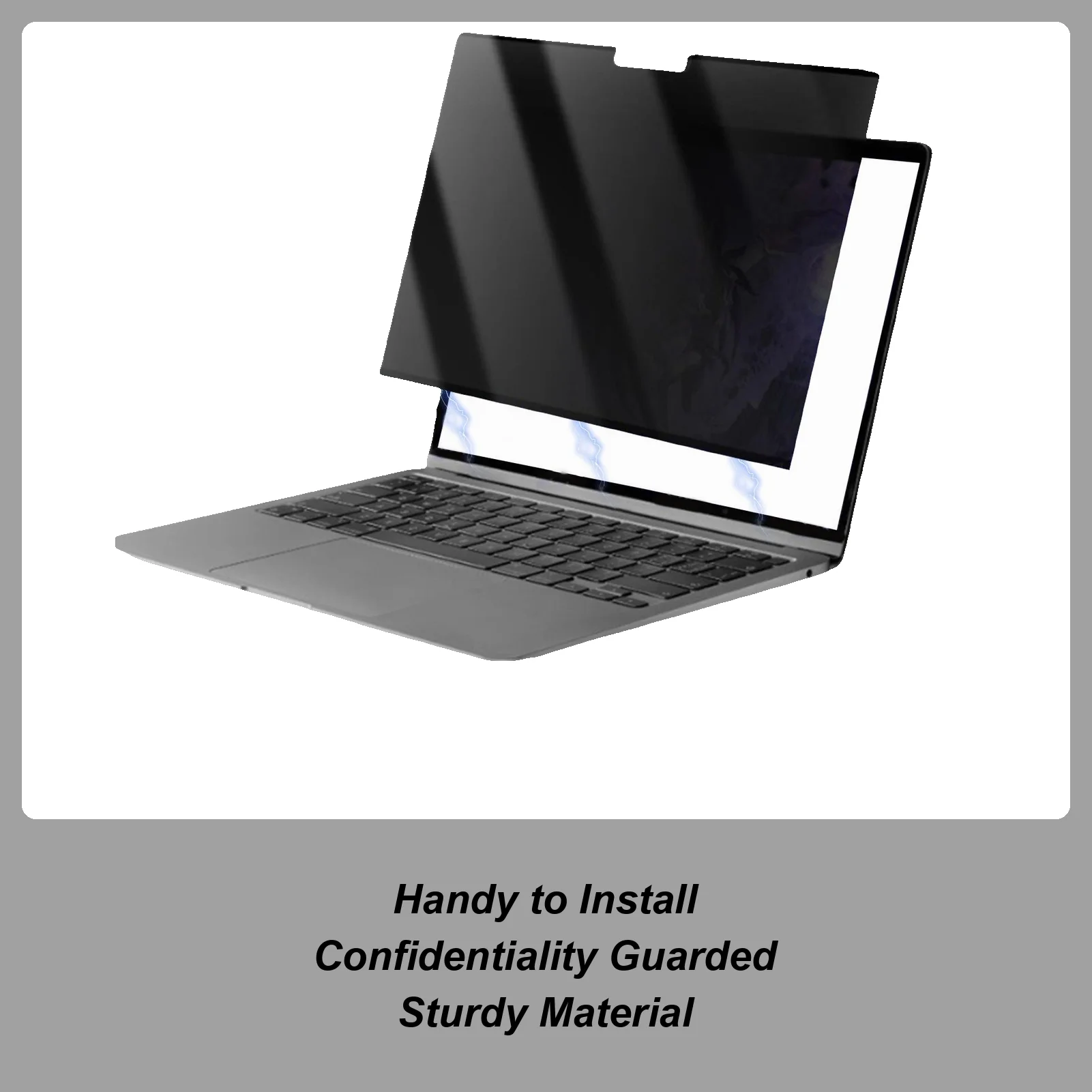 Privacy Screen Laptop Magnetic anti peeping film Magnetic Privacy Film Protector for Studio Cafe Airport Workstation