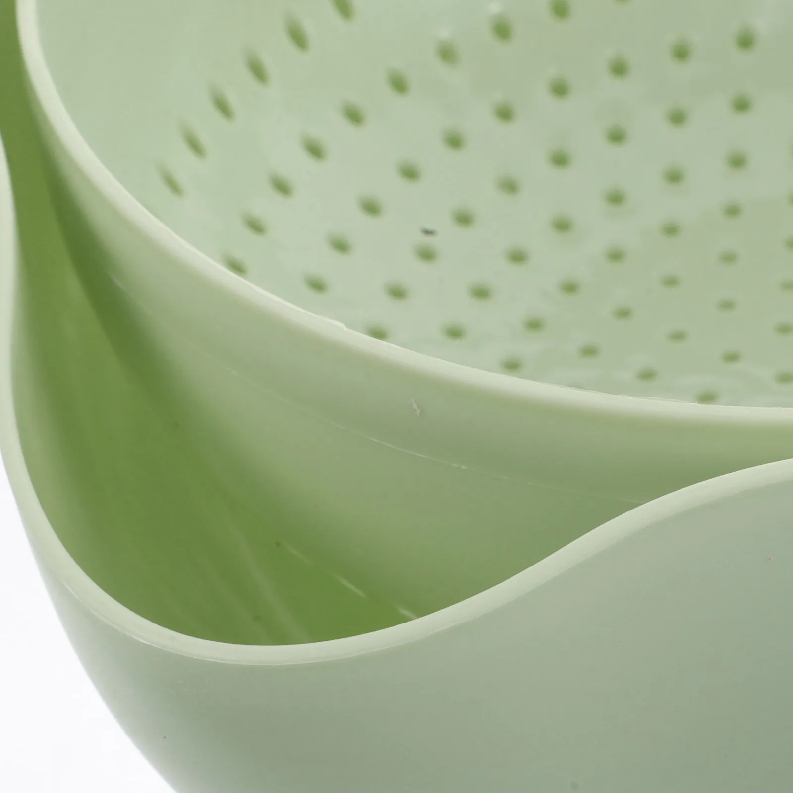 

Durable Plastic Dual Layer Vegetable Strainer Large Capacity Fruit Washer Multifunctional Kitchen Colander Modern Home Decor