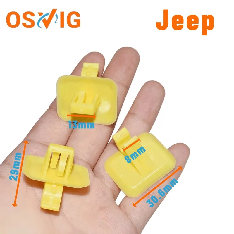 

4PCS 68294220AC 68294220AB 68294220AA Fits 18-20 Chrysler Jeep Hood Support Rod Clip