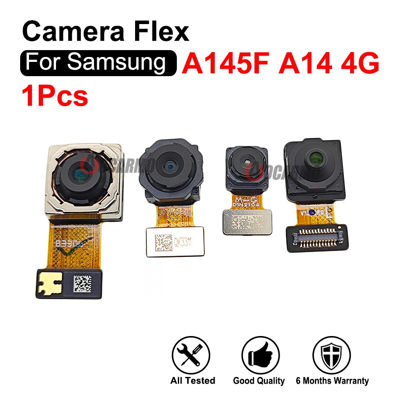 

Для Samsung Galaxy A14 4G SM- A145F Передняя камера + задняя широкая макрозадняя основная 50MP Большой модуль камеры Гибкая ремонтная часть