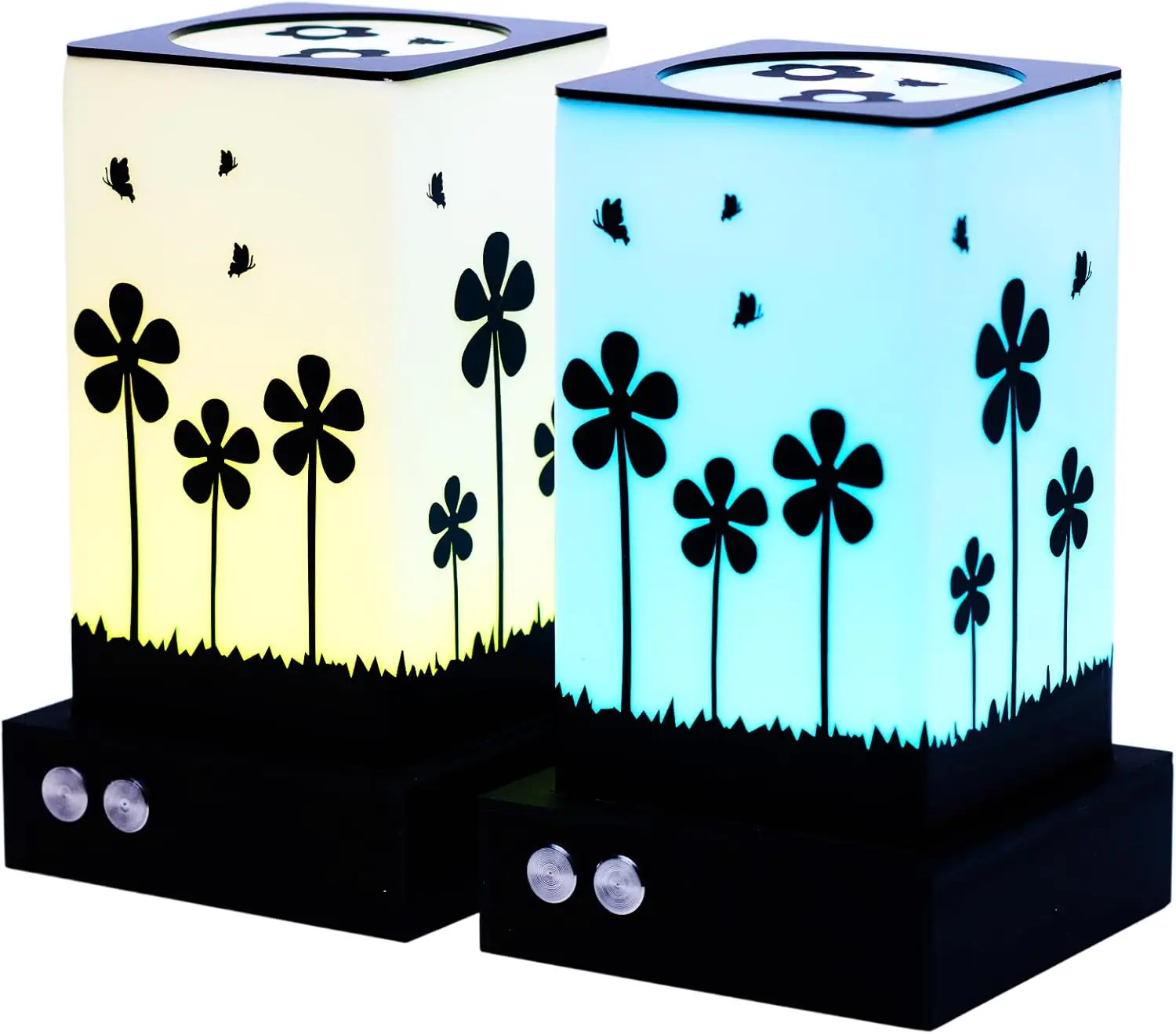 

Long Distance Friendship Touch Lamps - Wi-Fi Enabled Telepathy Lights for Couples, Family & Friends (Set of 2)