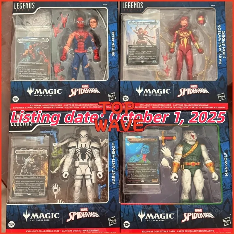 

Новинка 2023 года, Hasbro Marvel Legend, Человек-паук Мэри, поврежденный битвучий человек-паук, экшн-ангент, человек, волк, движущаяся модель, игрушки