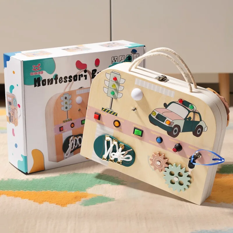 Babypuzzel Tekentafelspellen Houten kinderen Vroeg onderwijs Montessori Druk bord Wiskundespeelgoed Zintuiglijk speelgoed Magnetische blokken Cadeau