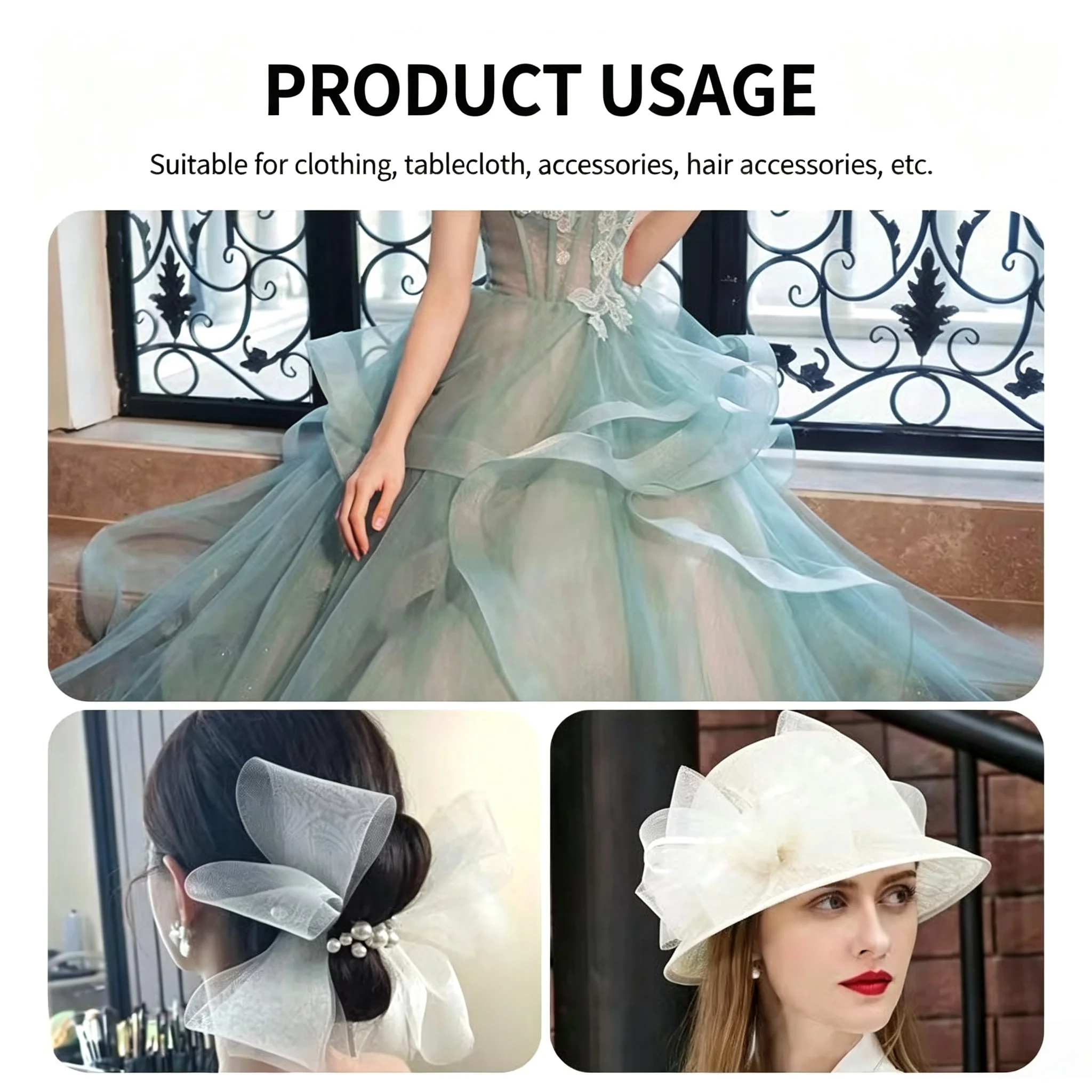 Jaring Crinoline Anyaman Bulu  - Sewing Net ulasan dan harga