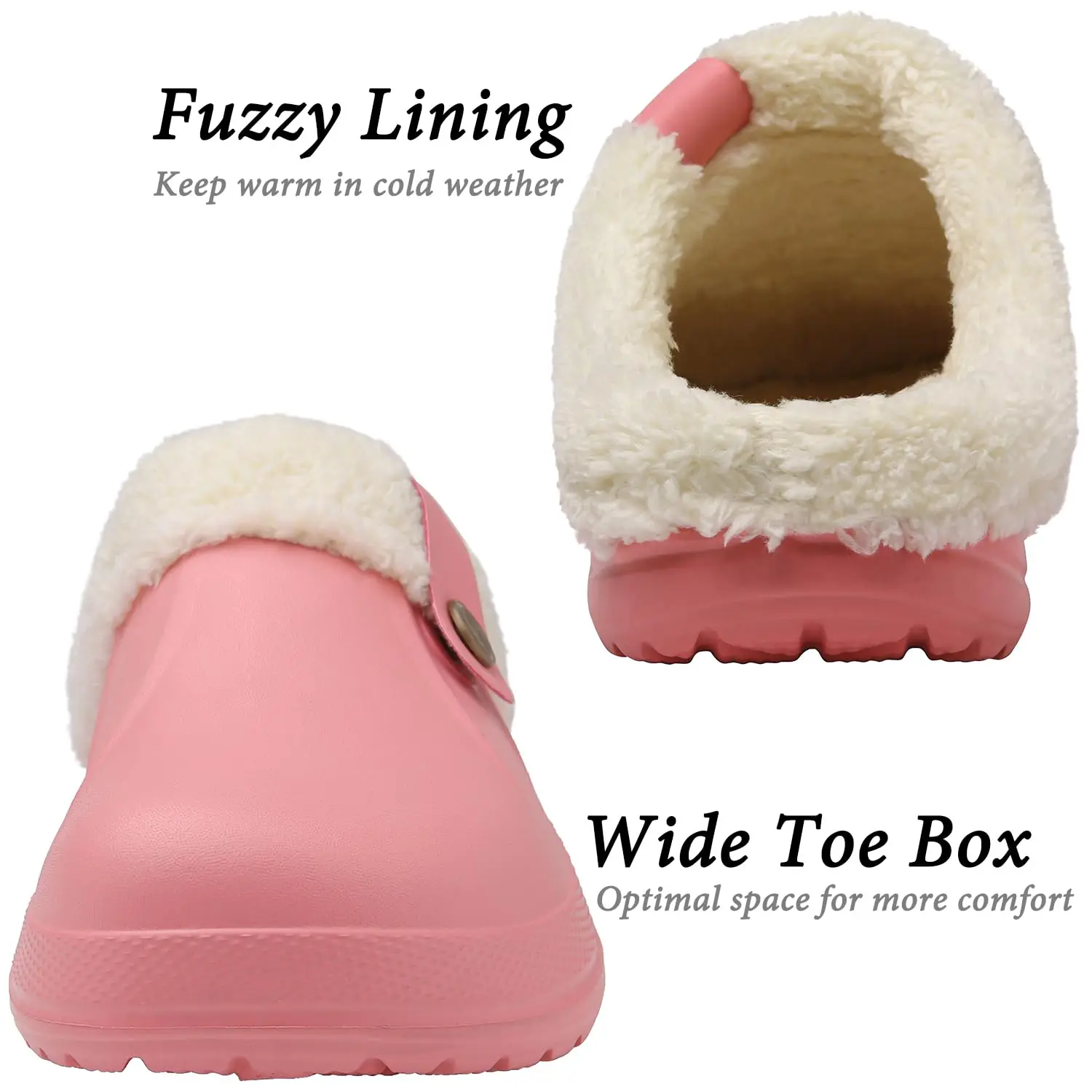 Neue Männer wasserdichte Hausschuhe Frauen Männer Pelz Clogs Hausschuhe Winter Männer Gartens chuhe Outdoor Anti-Rutsch-Panto letten Indoor Soft House Schuhe – Detail 20