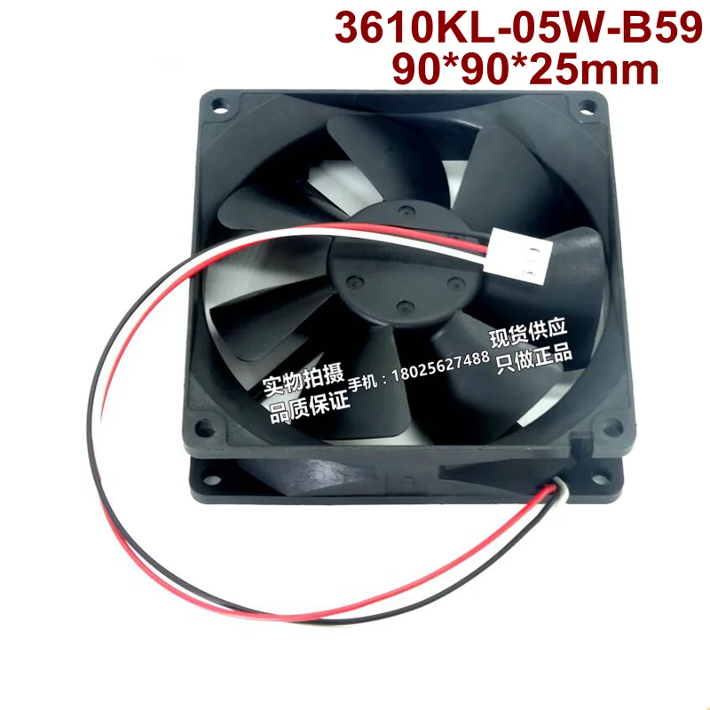 New original for NMB 3610KL-05W-B59 9cm 24V 0.20A 9225 3-wire inverter industrial computer cooling fan