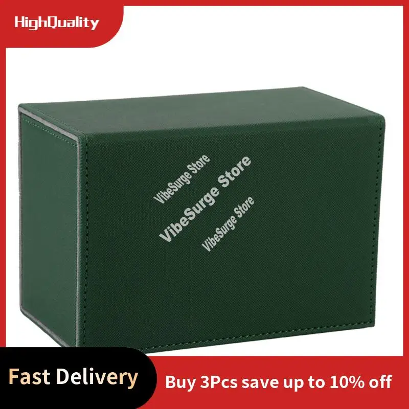 

ABWY-Card Deck Box, Premium Card Box With Flip Dice Tray , Card Deck Case Storage Box For Sports Playing Game Cards