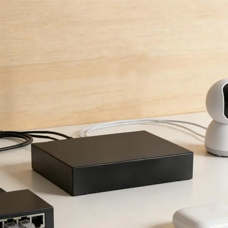 128 Devices Capacity PoE Switching With Builts In AC Managers For Business Use