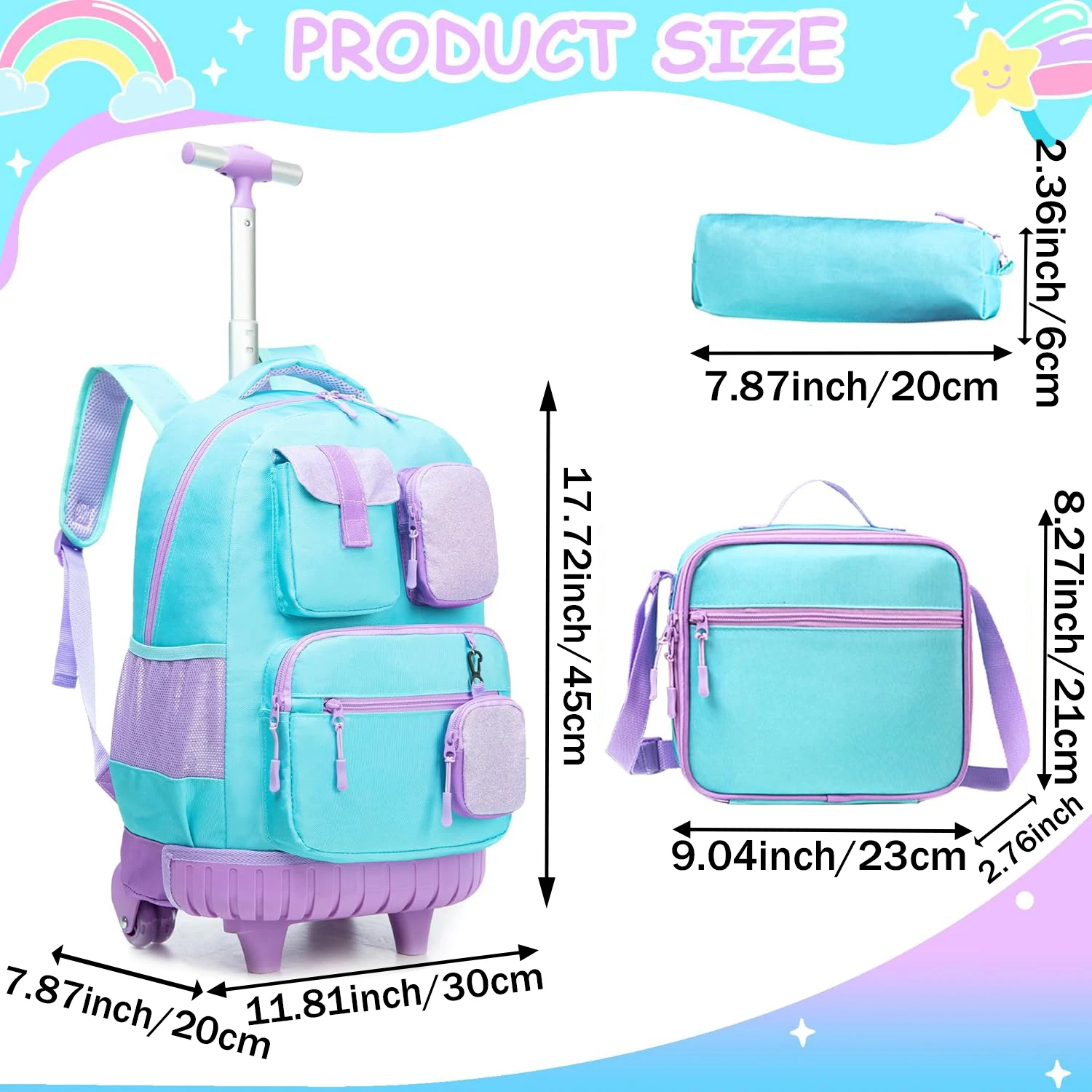 Zaini con ruote per bambini, z - School Backpack Teen recensione e prezzo