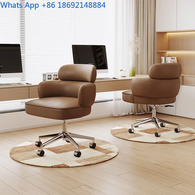 

Light Luxury High-End Computer Chair Home Comfortable Conference Office Chair Simple Desk Chair Study Room