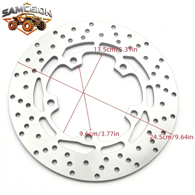 Rear Brake disc For Yamaha FZ1 FZ1S FZ1N 2006-2015 FZ6 FZ6N FZ6S 2006-2009 MT-03,HighQuality P/N:5VX-2582W-00-00 2D1-2582W-00-00