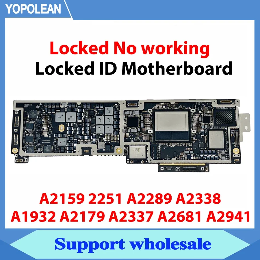 Original Faulty Logic Board For MacBook Air Retina A1932 A2179 A2337 A2681 A2941 A3113 A3114 Locked ID Motherboard