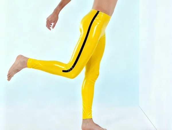 

100% Natural Latex Rubber Handmade Custom Pants Sports trousers Halloween Cosplay