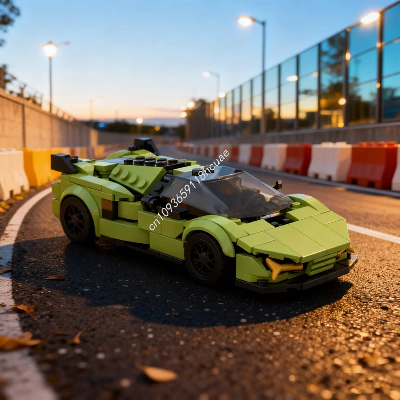 

301pcs MOC Lamborghiniesed Sian City Champions Model Building Blocks Architecture DIY Idea Christmas Gifts Education Toy Brick