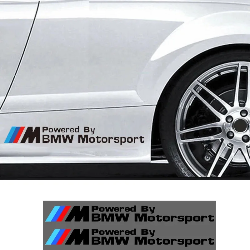 

2Pcs M Logo Car Body Sticker For BMW E30 E46 E60 E87 E90 F20 F30 G10 G30 X5 X1 X3 X5 X4 X6 X7 Series