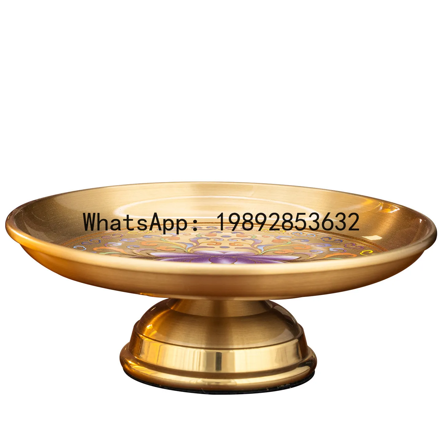 

PYJ pure copper cloisonne for fruit plate household for plate Buddhist Hall supplies