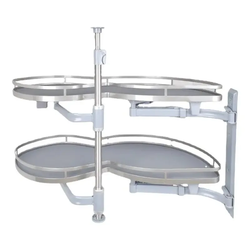 Угловой выдвижной ящик для кухни Kitchen Magic с двойным поворотным механизмом