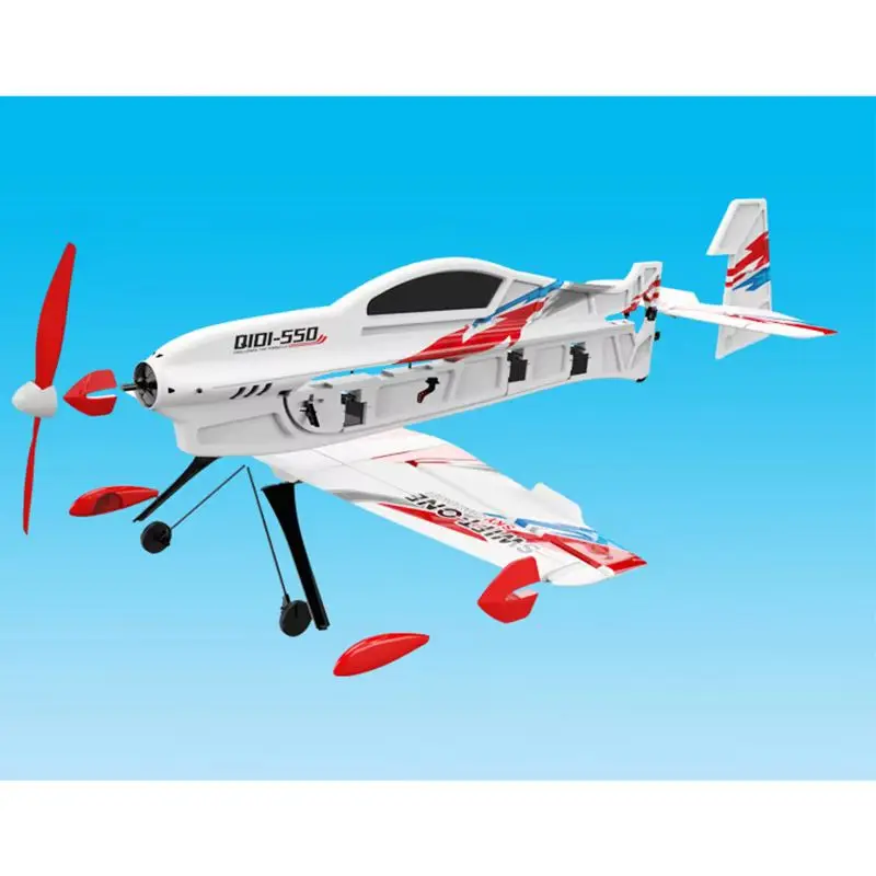 Qd550 6-Channel 3d Aerobatic Model Glider Indoor And Outdoor Fixed-Wing Foam Brushless Motor Remote Control Aircraft Model Toy