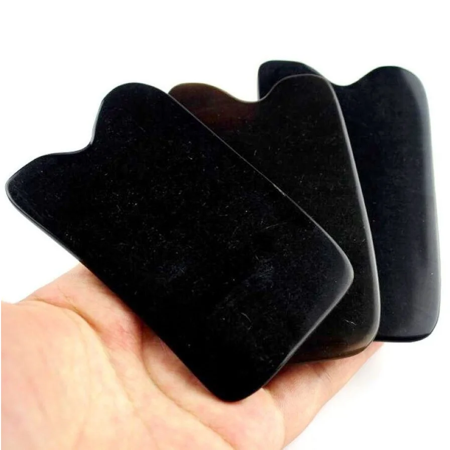 

3pcs/lot Traditional Guasha Body Therapy Massager Scrapping Plate Buffalo Horn Board