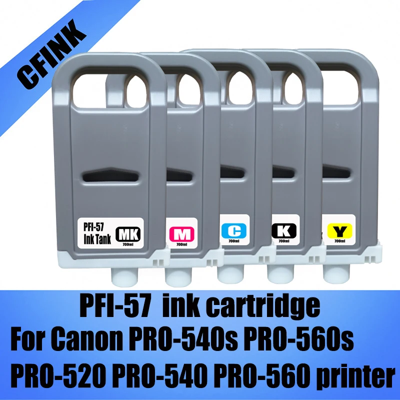 

PFI57 pfi 57 PFI-57 Compatible ink cartridge for Canon imagePROGRAF PRO-540s PRO-560s PRO-520 PRO-540 PRO-560 printer