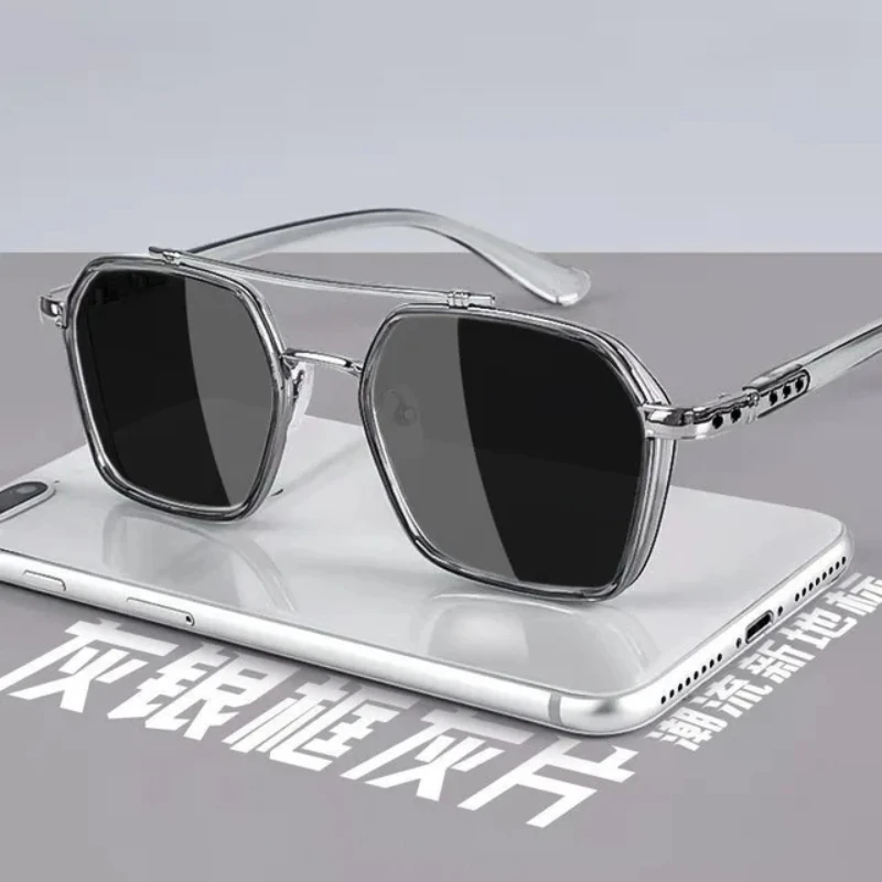 Trendy Anti-UV Sunglasses Men'S Simple Day Night Driver Sun Glasses Women Fashion Vintage Eyewear Shades UV400 Protection - view 5