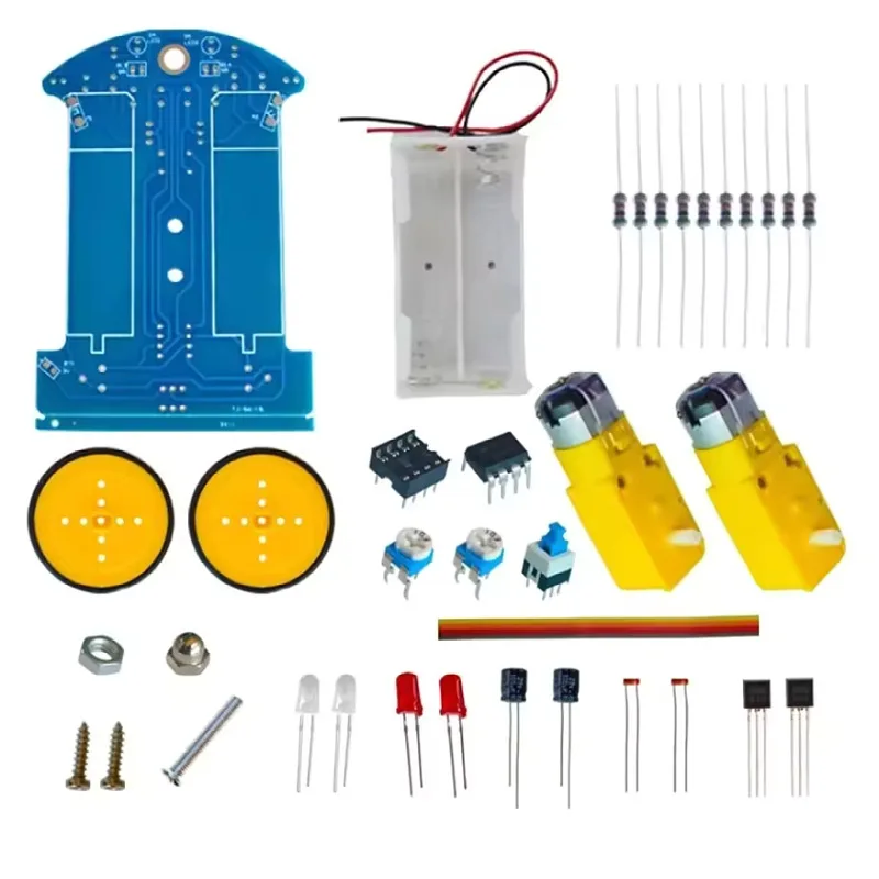 Kit de carro de rastreamento-1Line Inspection Trolley Line FinderDIYEComponentes eletrônicos