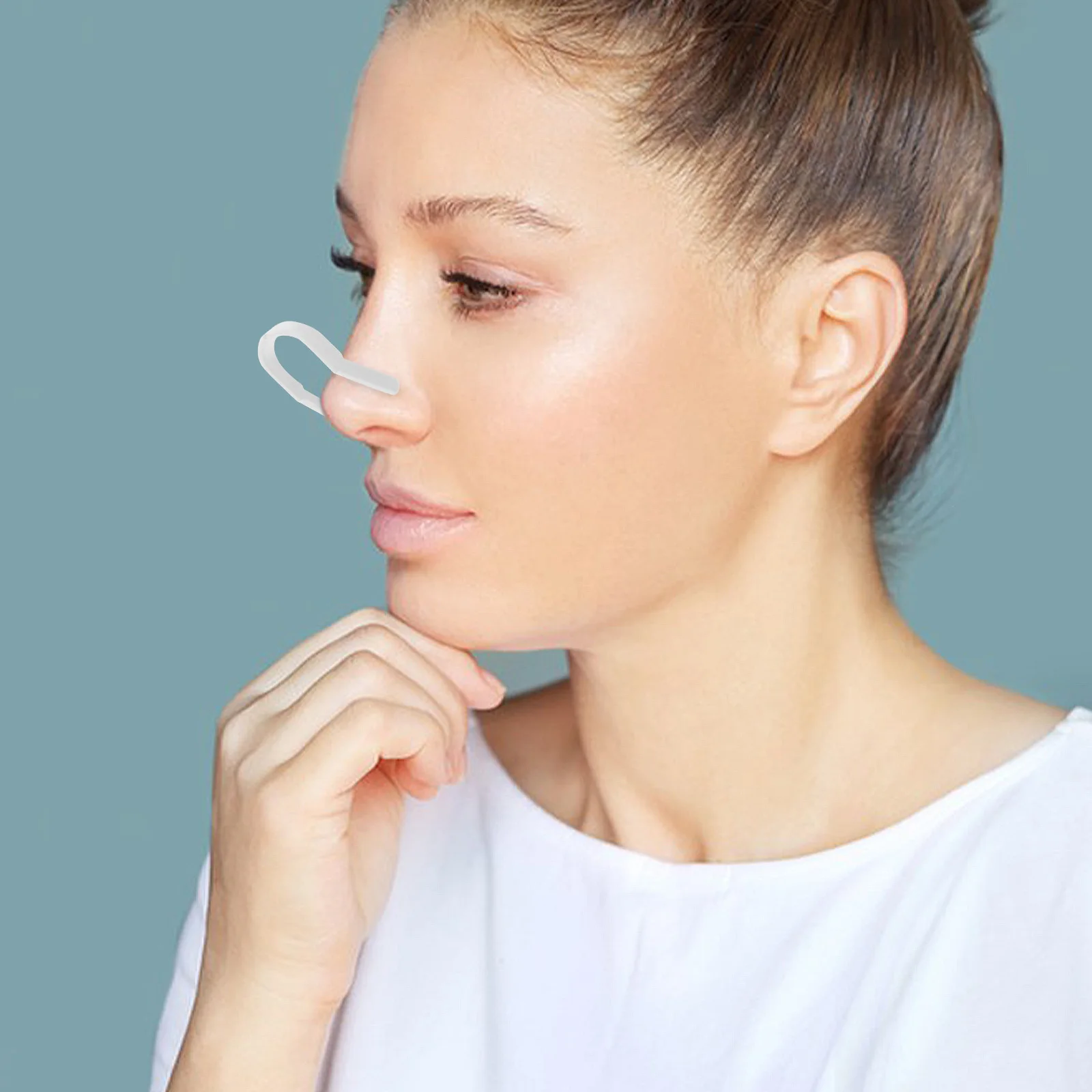 

10pcs Nose Correction Clamp U Shaped Lifter Insert Durable Plastic Beauty Accessories Slim Face Tool Straightener Nose Shaper