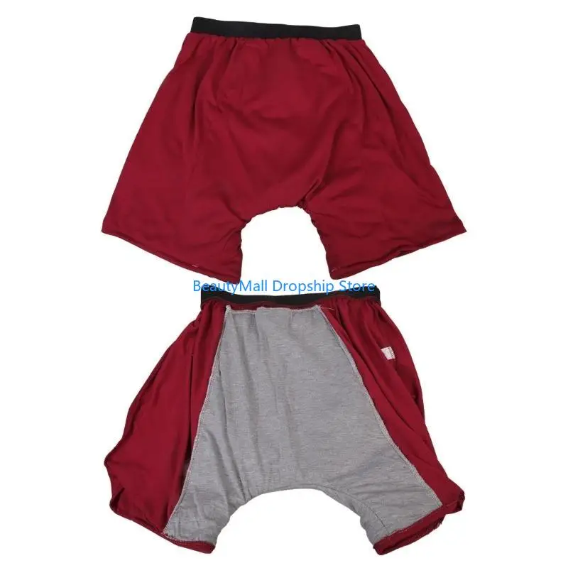 40JD Leak Proof Washable Reusable Cotton Brief,Mild Bladder Leakage Underwear Men's Incontinence Underwear Gifts