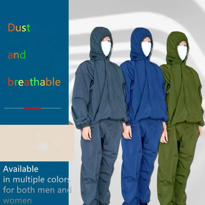 

DurableRock Wool Protective Clothing Dust Proof Clothing Anti Binding Fiber Protective Clothing Split Hood Set